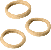 Haarelastiekjes zachtblond, 9 stuks