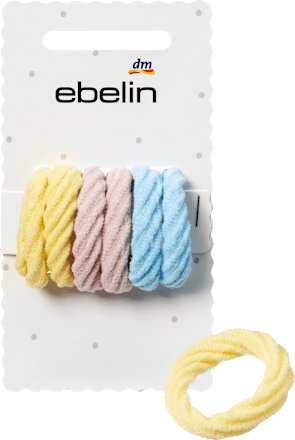 Haargummis weich, bunt, 6 St