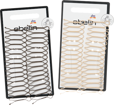 Haarkämme maxi, braun/blond, 2 St