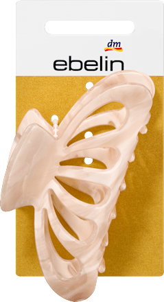Haarclip acryl crème, 1 st
