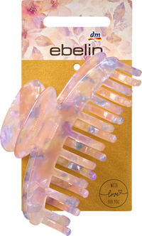 Haarklammer Acryl, rosa-flieder, 1 St ebelin