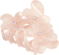 Haarklammer Blume rosé, 1 St ebelin