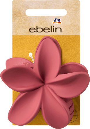 Haarklammer Blume, Rot, 1 St ebelin