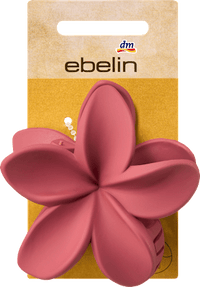 Haarklammer Blume, Rot, 1 St ebelin