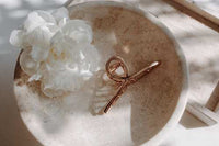 Haarclip goudlook van gerecycled metaal, 1 st.