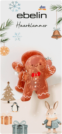 ebelin Haarklammer Lebkuchenmännchen, 1 St