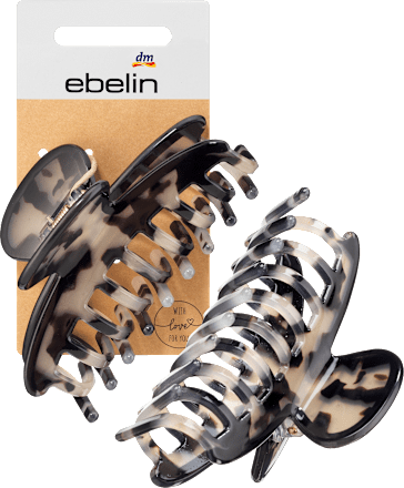 Haarclip luipaardlook, groot, 1 stuk