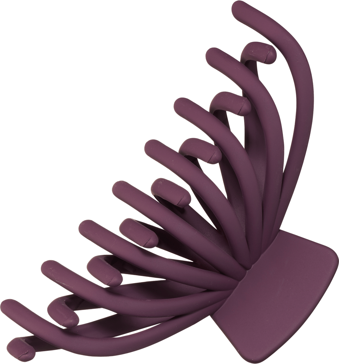 Haarklammer maxi, aubergine, 1 St
