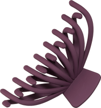 Haarklammer maxi, aubergine, 1 St