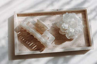 Haarclip maxi beige, 1 stuk