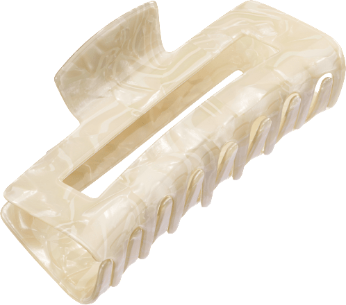 Haarclip maxi beige, 1 stuk