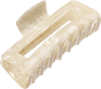 Haarclip maxi beige, 1 stuk