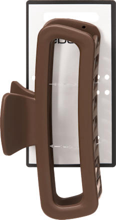 Haarklammer maxi, braun/schwarz, 1 St