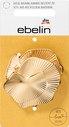 Haarklammer Metall gold, 1 St