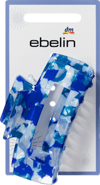 Haarklammer mit Cut-out, blau, 1 St