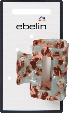 Haarklammer mit Cut-Out, braun/mint, 1 St