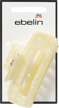 ebelin Haarklammer mit Cut-Out, creme, 1 St