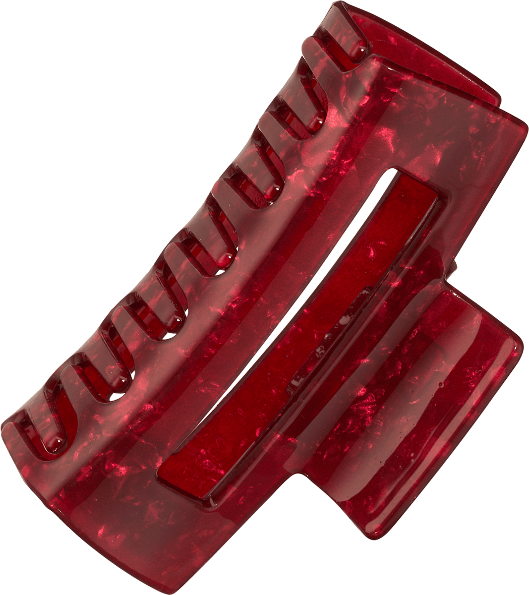 Haarklammer mit Cut-Out, rot, 1 St