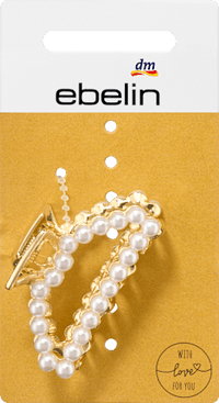 Haarspeld met parels goudlook, 1 stuk