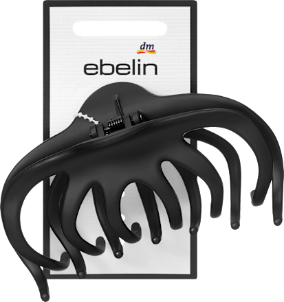 ebelin Haarklammer Oktopus-Form, schwarz, 1 St