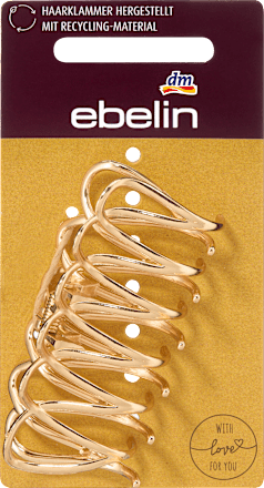 Gerecyclede haarspeld, gouden look, 1 stuk