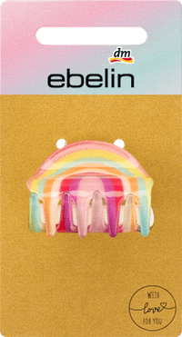 Haarklammer Regenbogen, 1 St ebelin