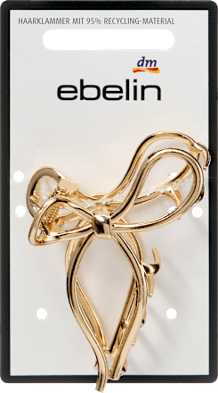 Haarklammer Schleife, Gold-Optik, 1 St