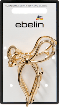 Haarklammer Schleife, Gold-Optik, 1 St