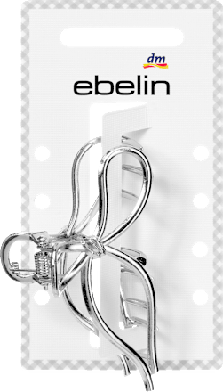 Haarklammer Schleife, Silber-Optik, 1 St
