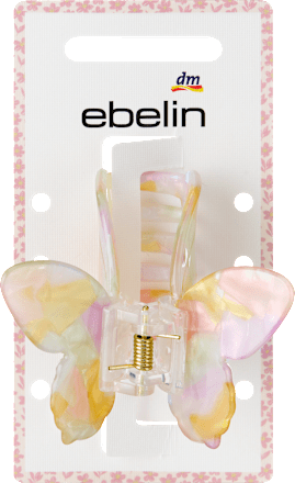 ebelin Haarklammer Schmetterling, bunt, 1 St
