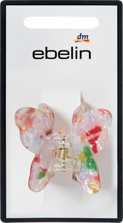 ebelin Haarklammer Schmetterling, bunt, 1 St