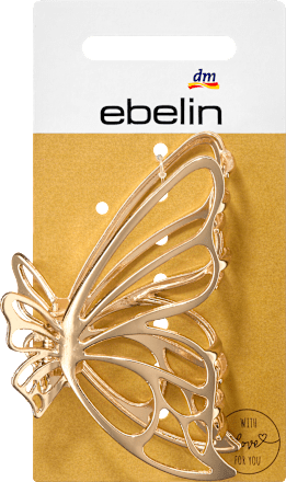 Haarklammer Schmetterling Gold-Optik, 1 St ebelin