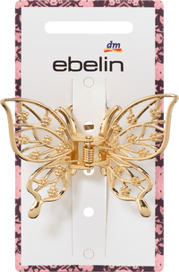 Haarklammer Schmetterling, Gold-Optik, 1 St