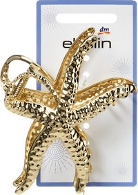 Haarklammer Seestern, Gold-Optik, 1 St