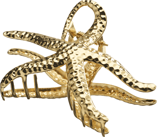 Haarklammer Seestern, Gold-Optik, 1 St