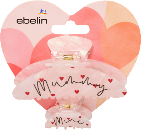 ebelin Haarklammer Set Mummy & Mini rosa 2tlg, 1 St