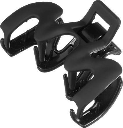 Haarklammer Wellenform metallfrei schwarz, 1 St ebelin