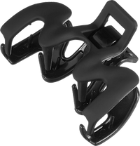 Haarklammer Wellenform metallfrei schwarz, 1 St ebelin