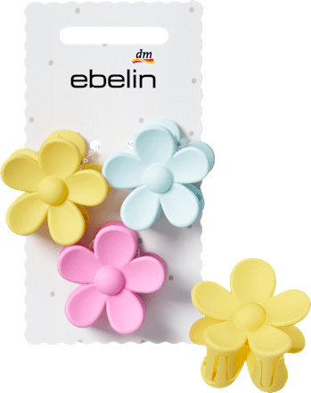 Haarklammern Blumen, 3 St