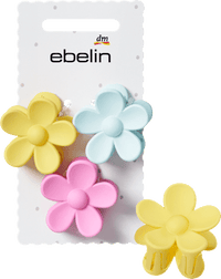 Haarklammern Blumen, 3 St