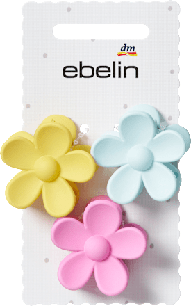 Haarklammern Blumen, 3 St