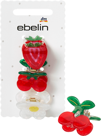 ebelin Haarklammern Früchte & Blume, 3 St
