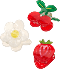 ebelin Haarklammern Früchte & Blume, 3 St