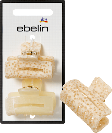 Haarklammern klein, creme, 2 St
