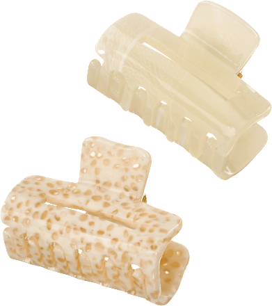 Haarklammern klein, creme, 2 St