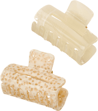 Haarklammern klein, creme, 2 St
