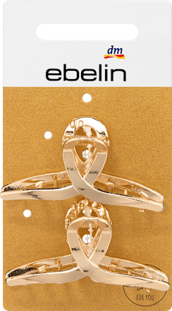 Haarklammern Metall midi, 2 St