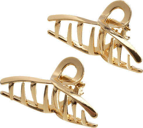Haarklammern midi, goldfarben, 2 St