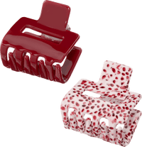 Haarklammern midi, rot, 2 St