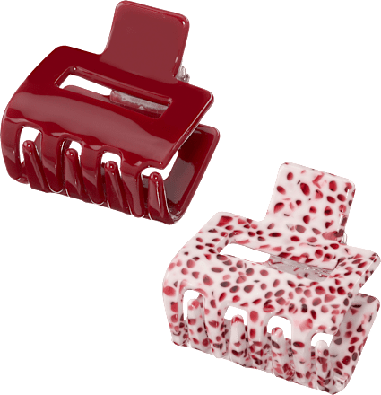 ebelin Haarklammern midi, rot, 2 St